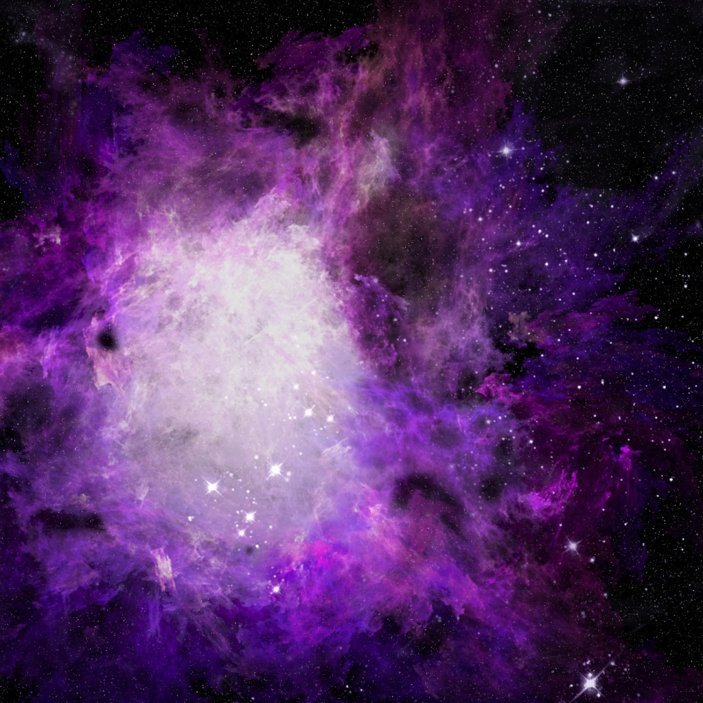 Сиреневая звездная туманность