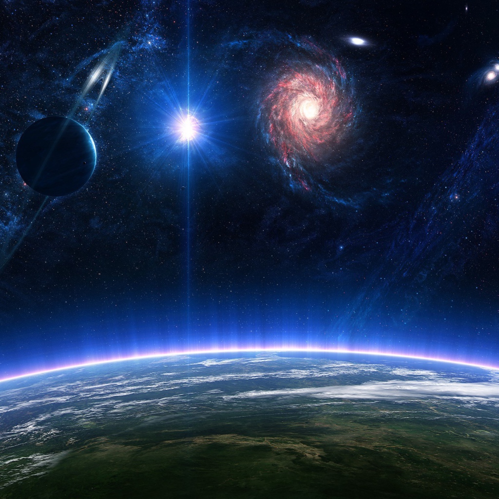 Поверхность планеты с атмосферой