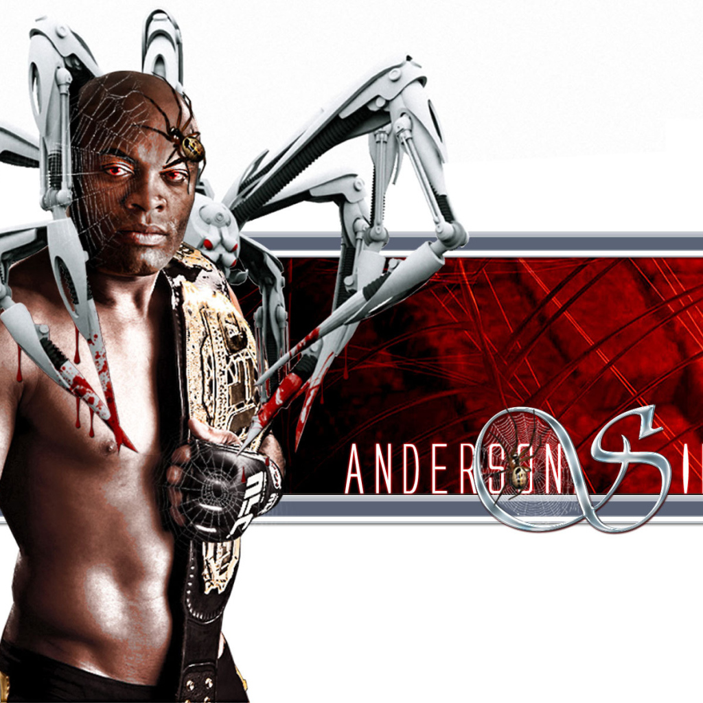 Известный UFC боец Андерсон Силва. Паук