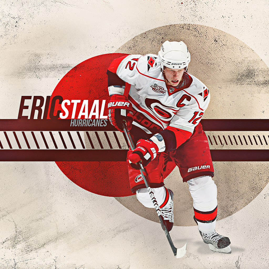 Эрик Стаал на льду