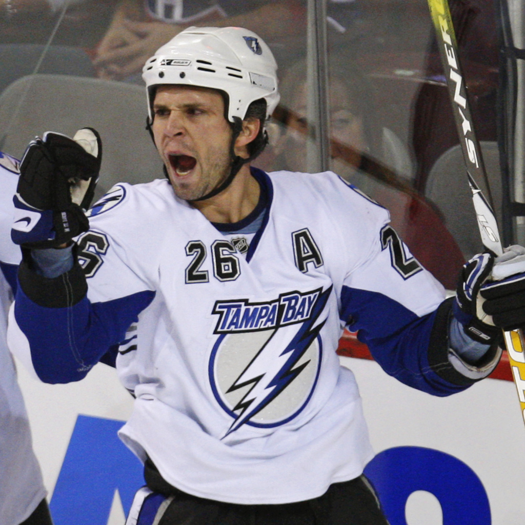 Мартин Сент-Луис на льду