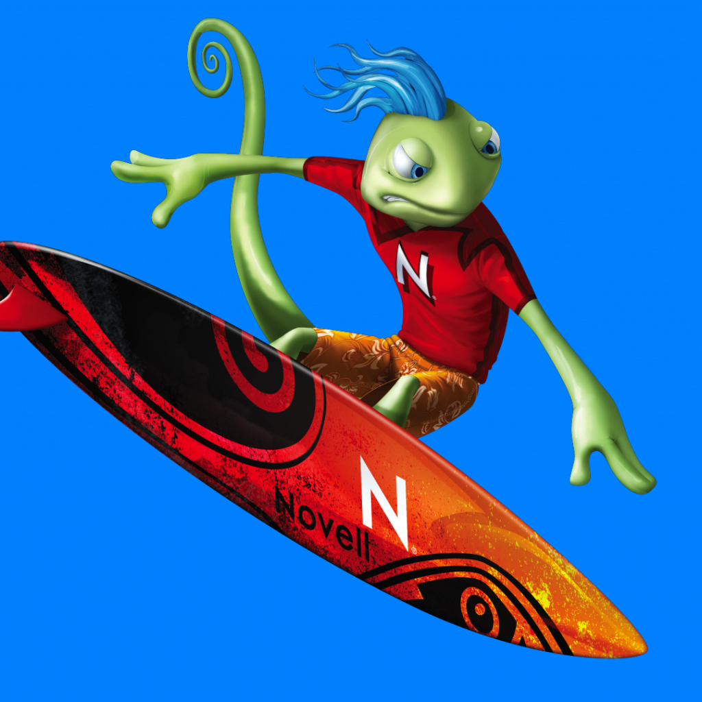 Ящерица серфер