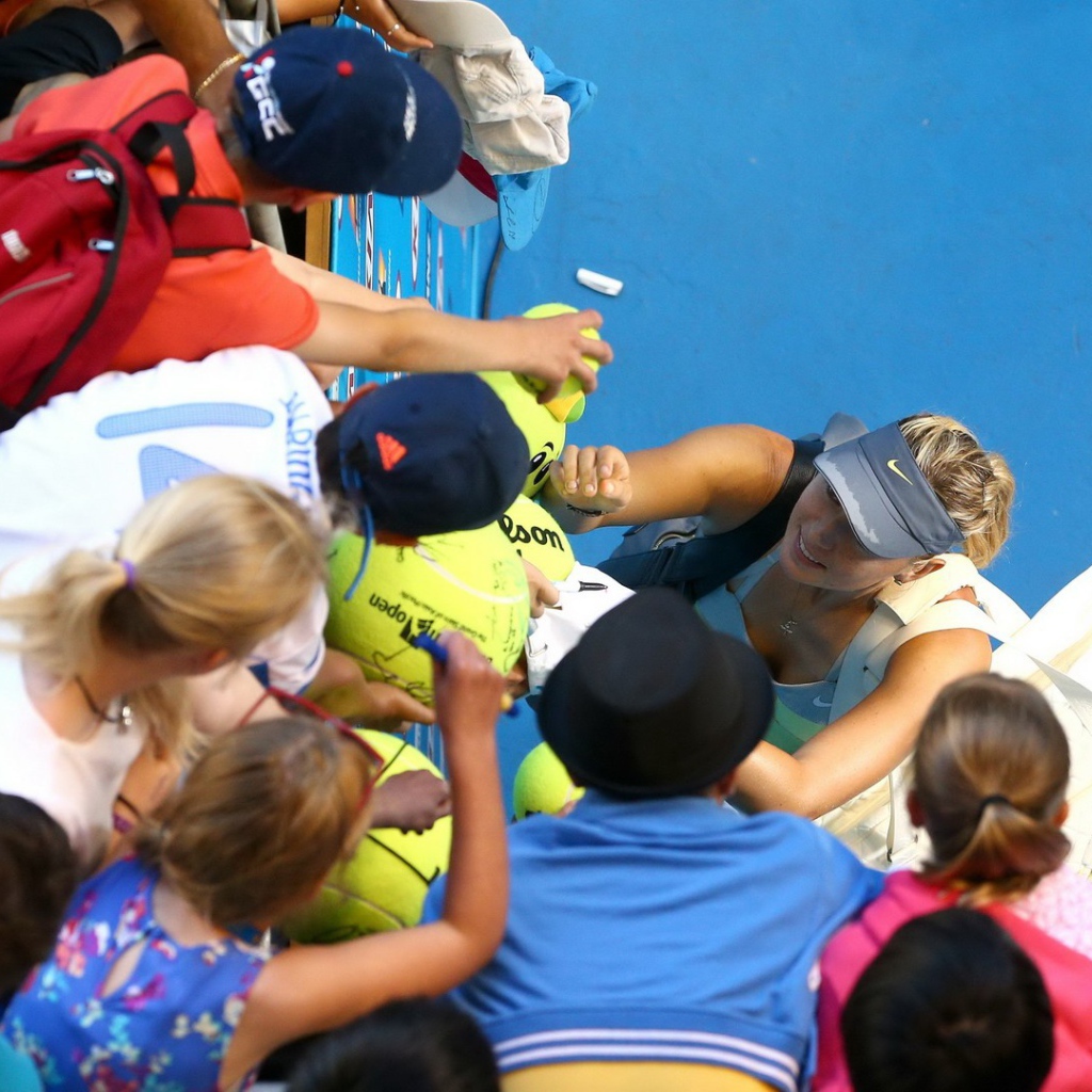 Мария Шарапова и её поклонники