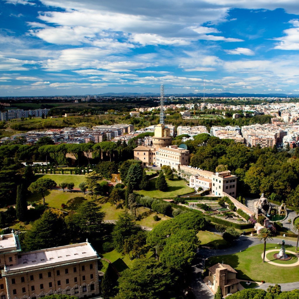Пейзаж города в Германии