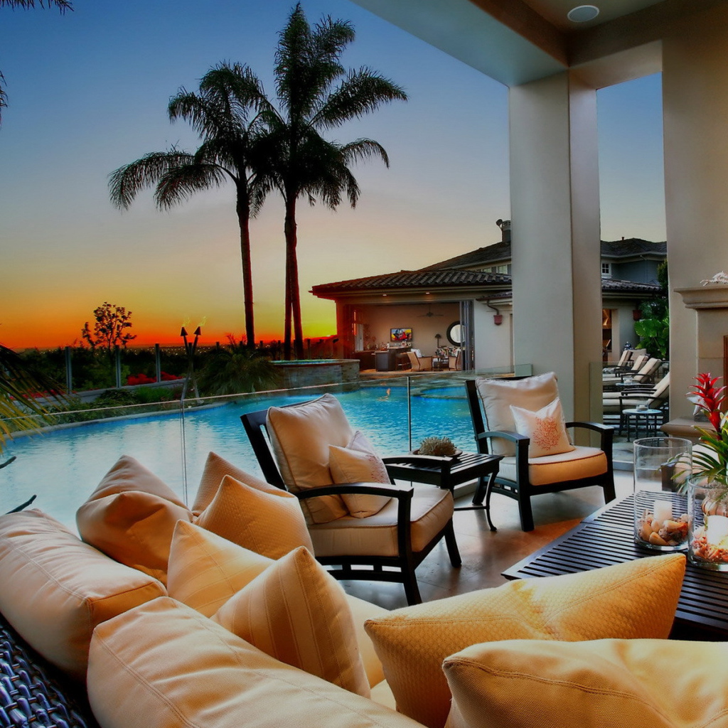 Вечер на курорте Бали