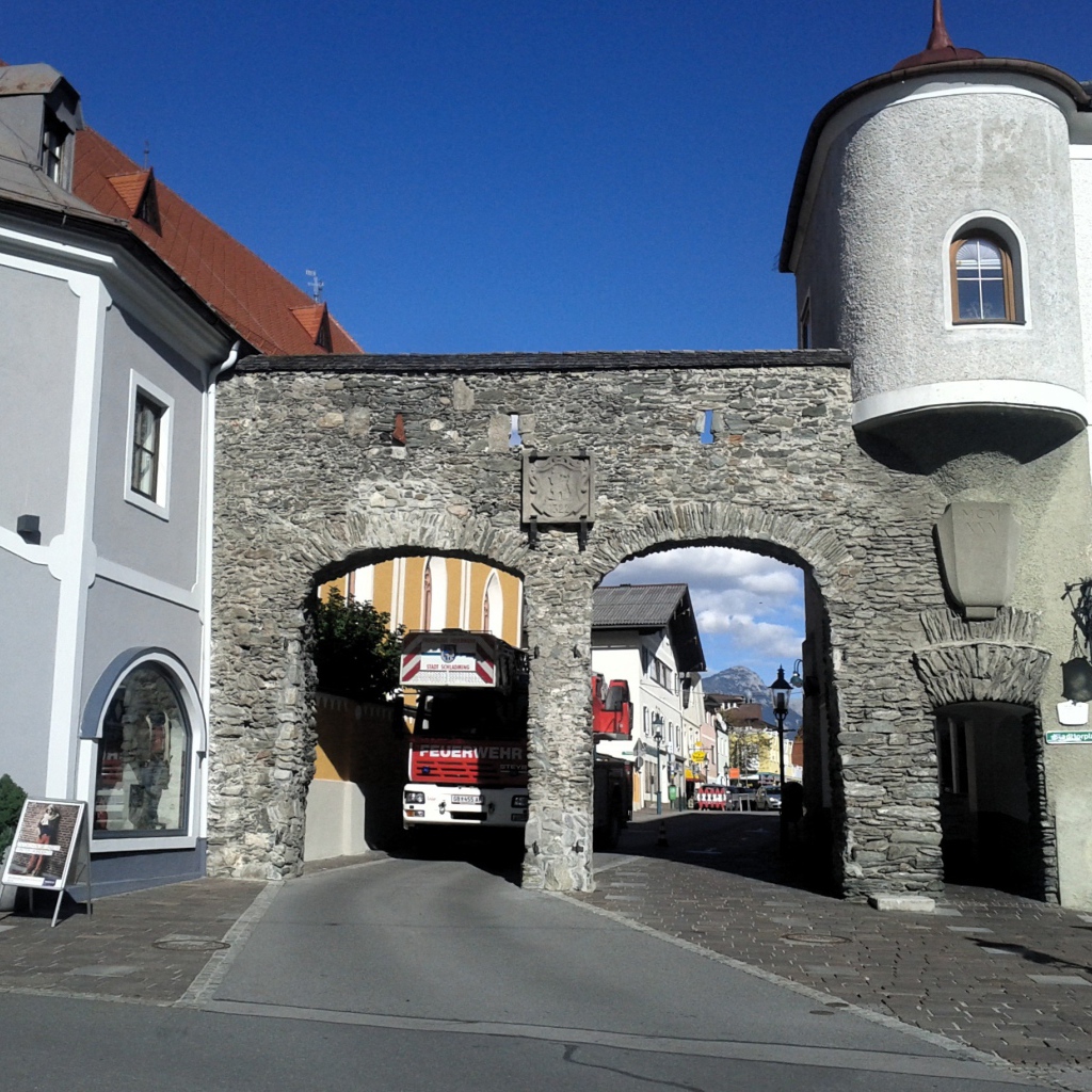 Арка на горнолыжном курорте Шладминг, Австрия