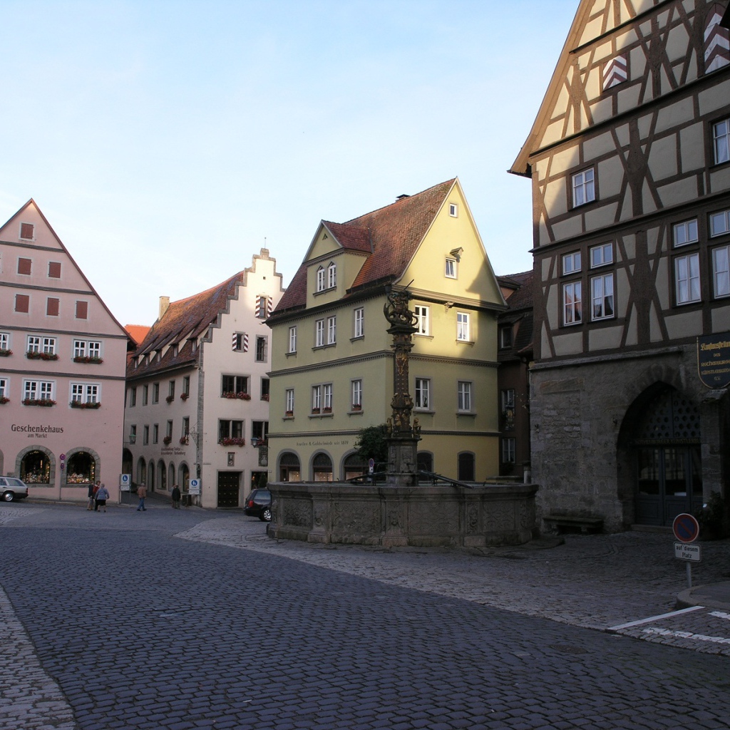 Площадь в городе  Зальцбург, Австрия