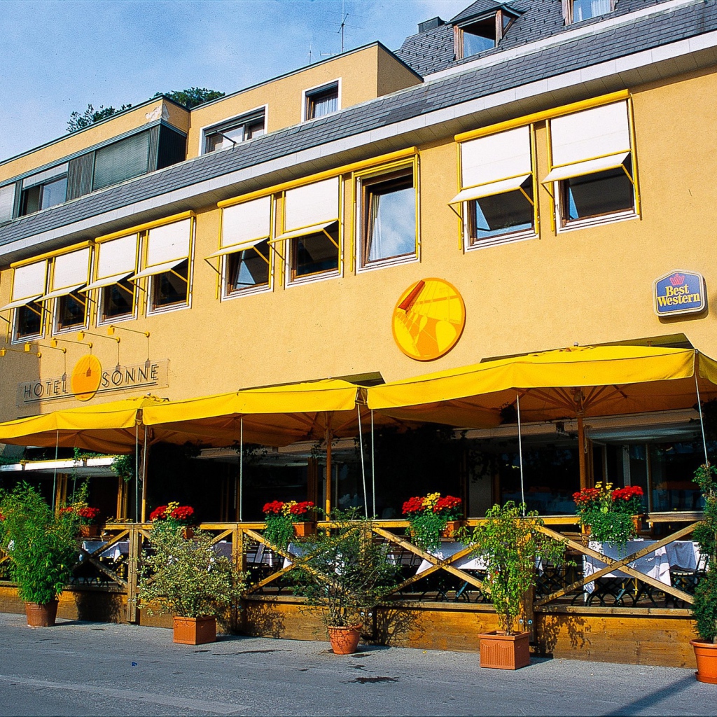 Кафе на курорте Лиенц, Австрия