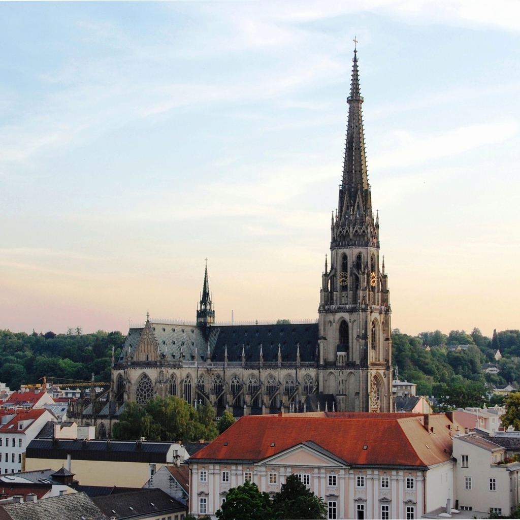 Собор в городе Линц, Австрия