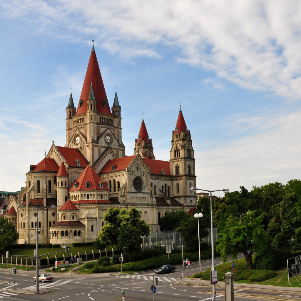 Собор в городе Вена, Австрия