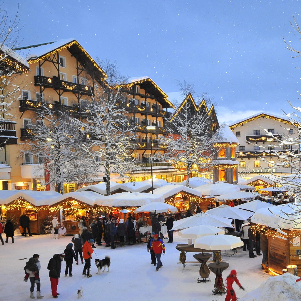 Рождество на курорте Зеефельд, Австрия