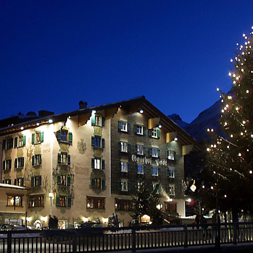 Рождество на горнолыжном курорте Лех, Австрия