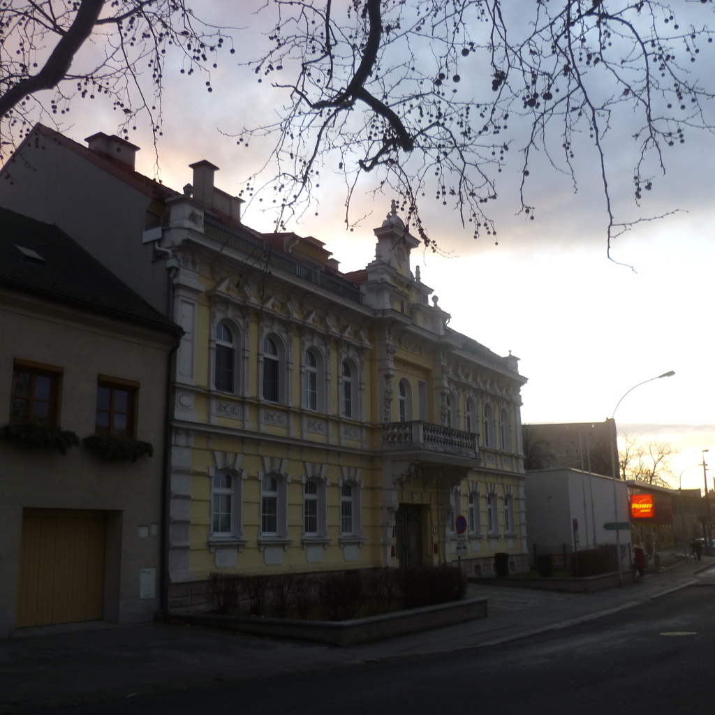 Старинное здание в городе Гайнберг, Австрия