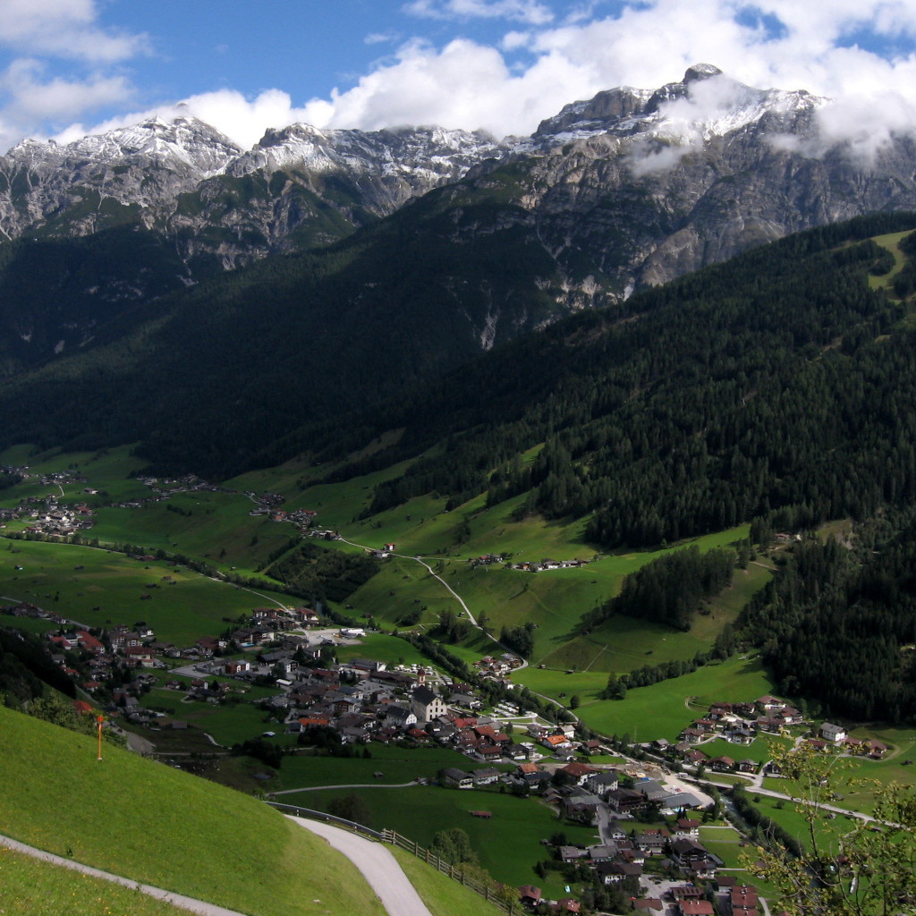 Пейзаж города Нойштифт, Австрия