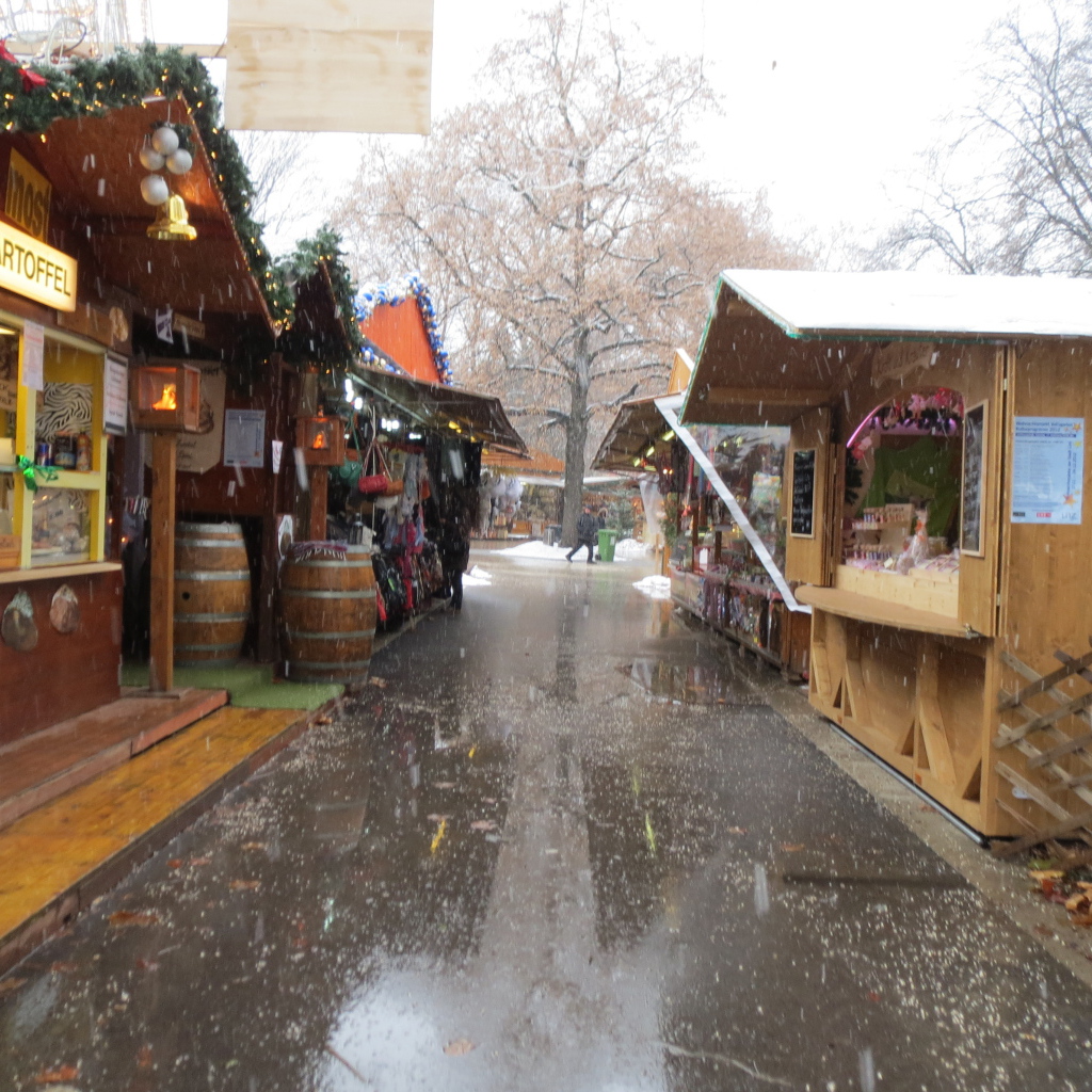 Рынок в городе Линц, Австрия