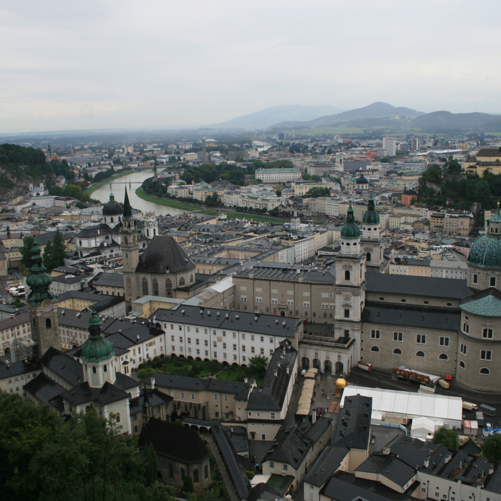 Панорама города  Зальцбург, Австрия