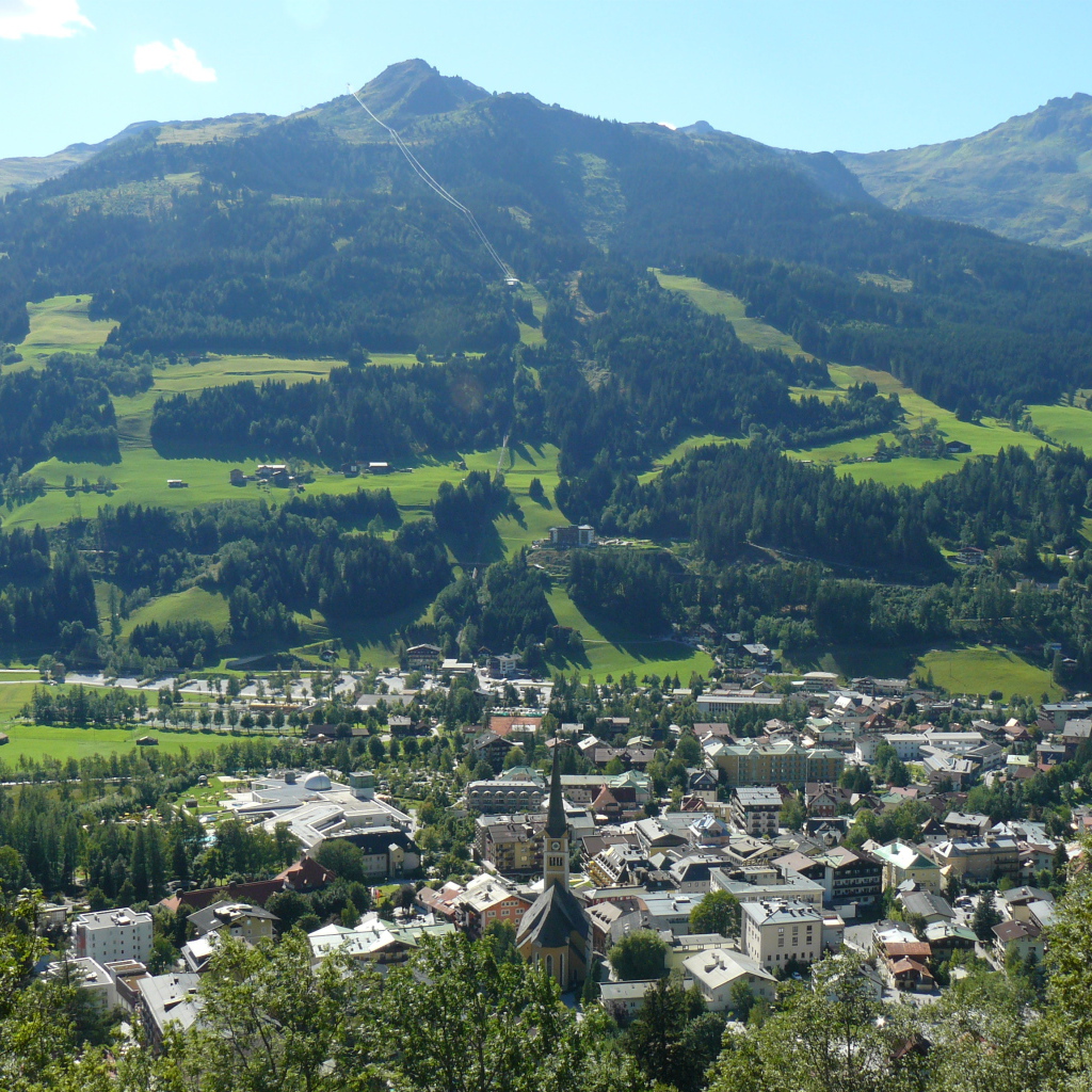 Панорама на курорте Бад Хофгастайн, Австрия