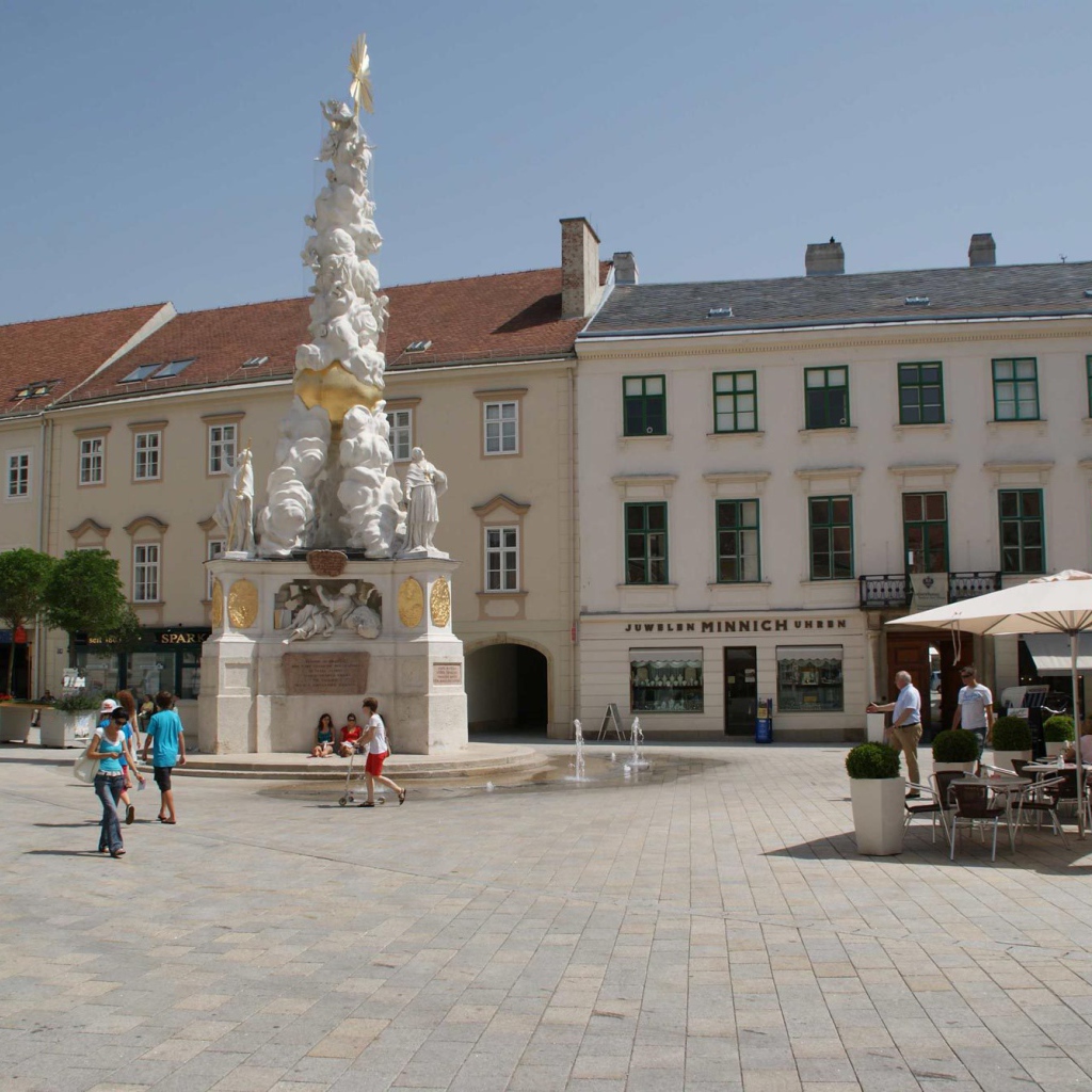 Скульптура на курорте Баден, Австрия