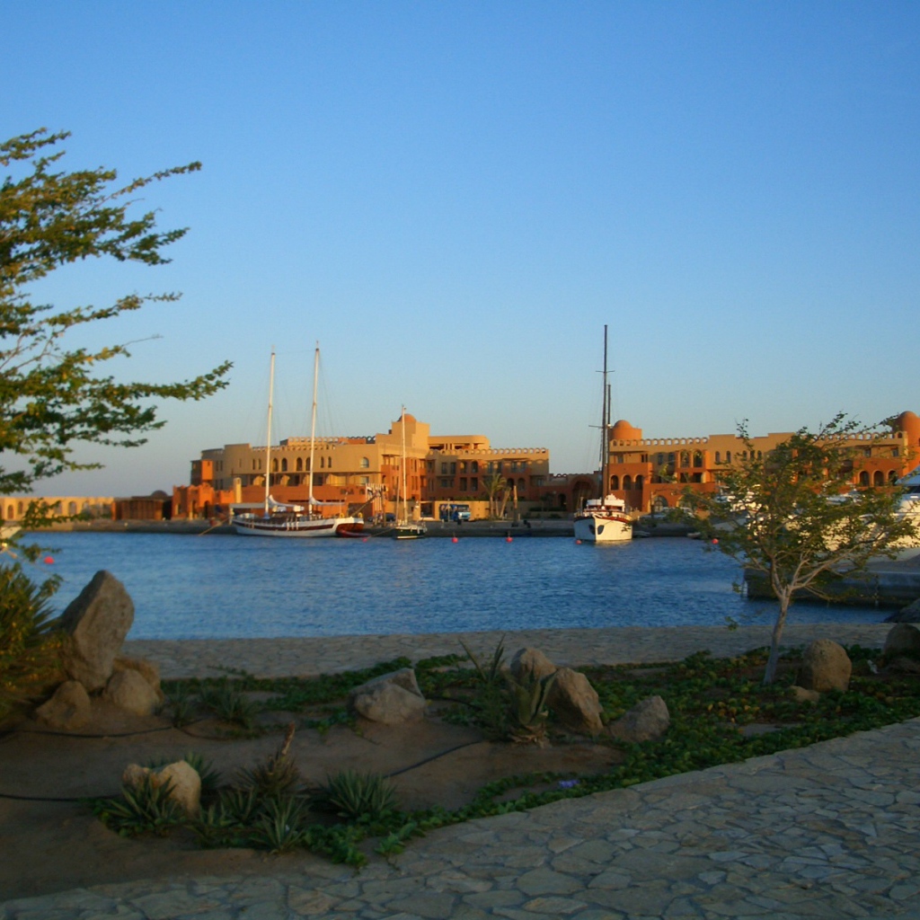 Бухта для яхт на курорте Эль Гуна, Египет