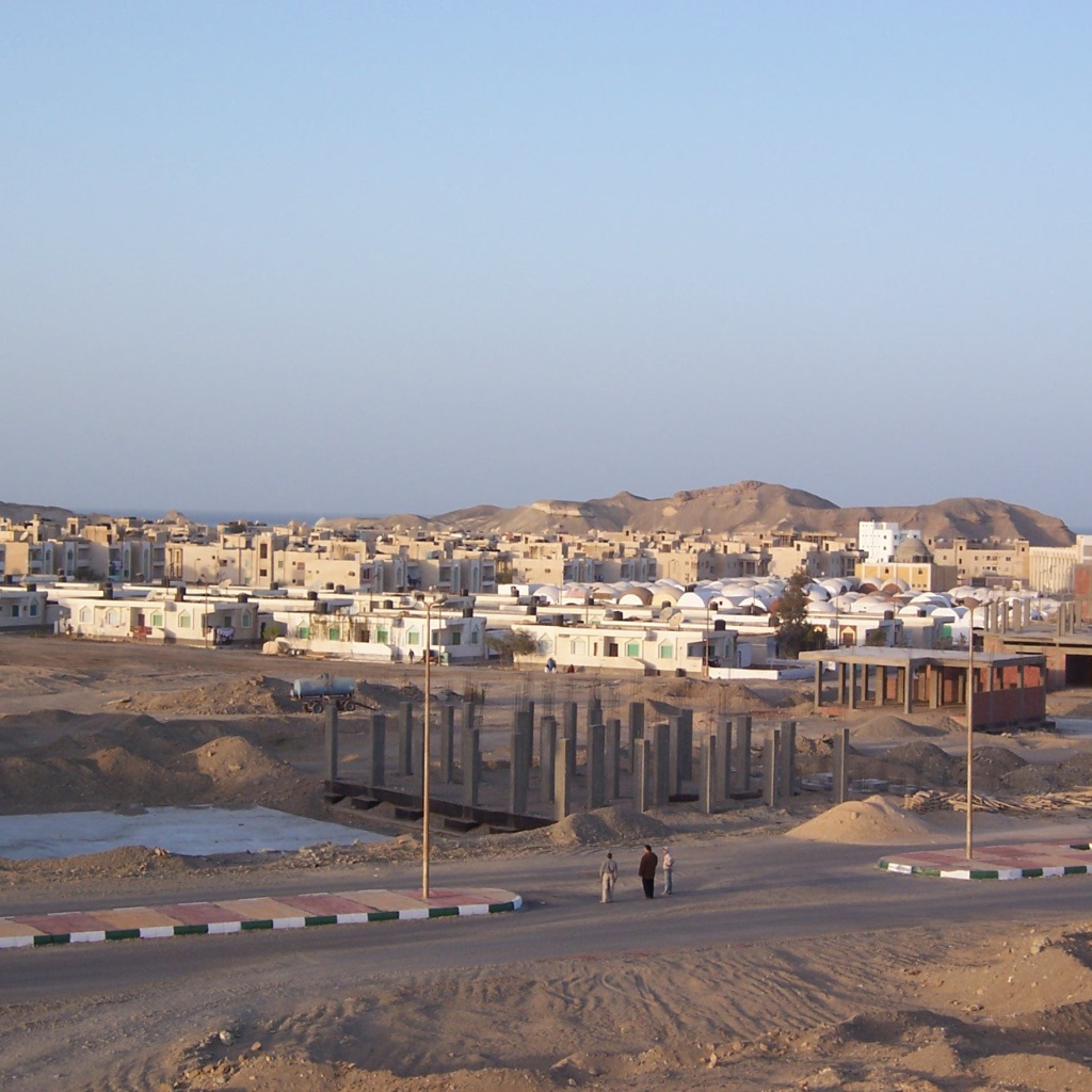 Город на курорте Марса Алам, Египет