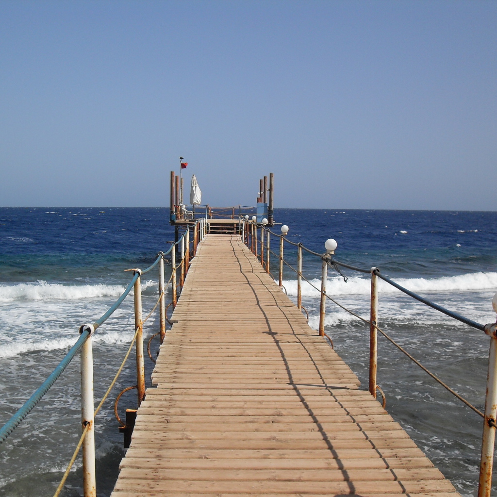 Причал на курорте Марса Алам, Египет