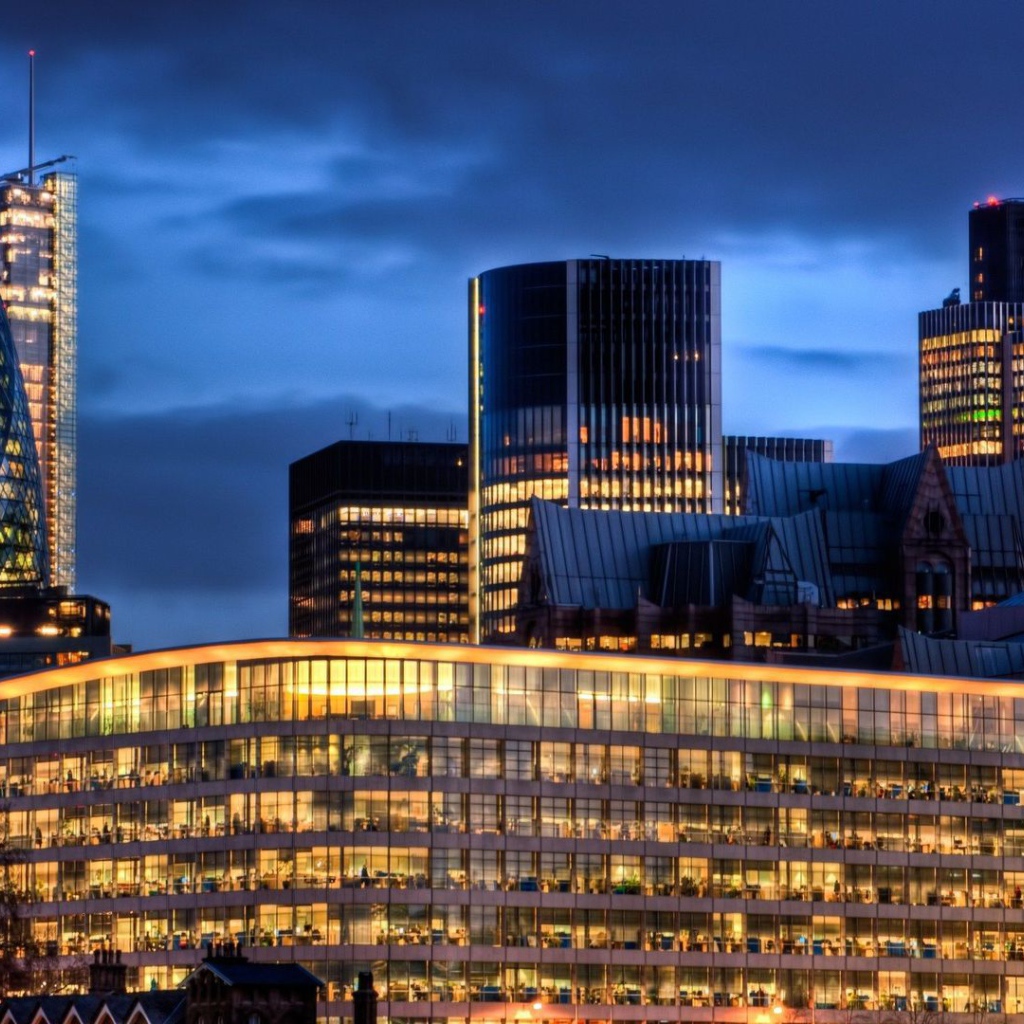 Ночной Сити в Лондоне