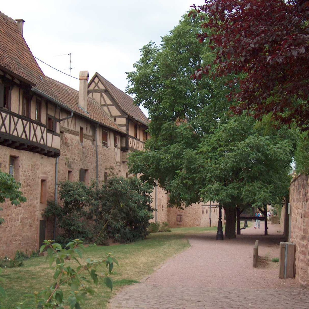 Старинная улица в Эльзасе, Франция