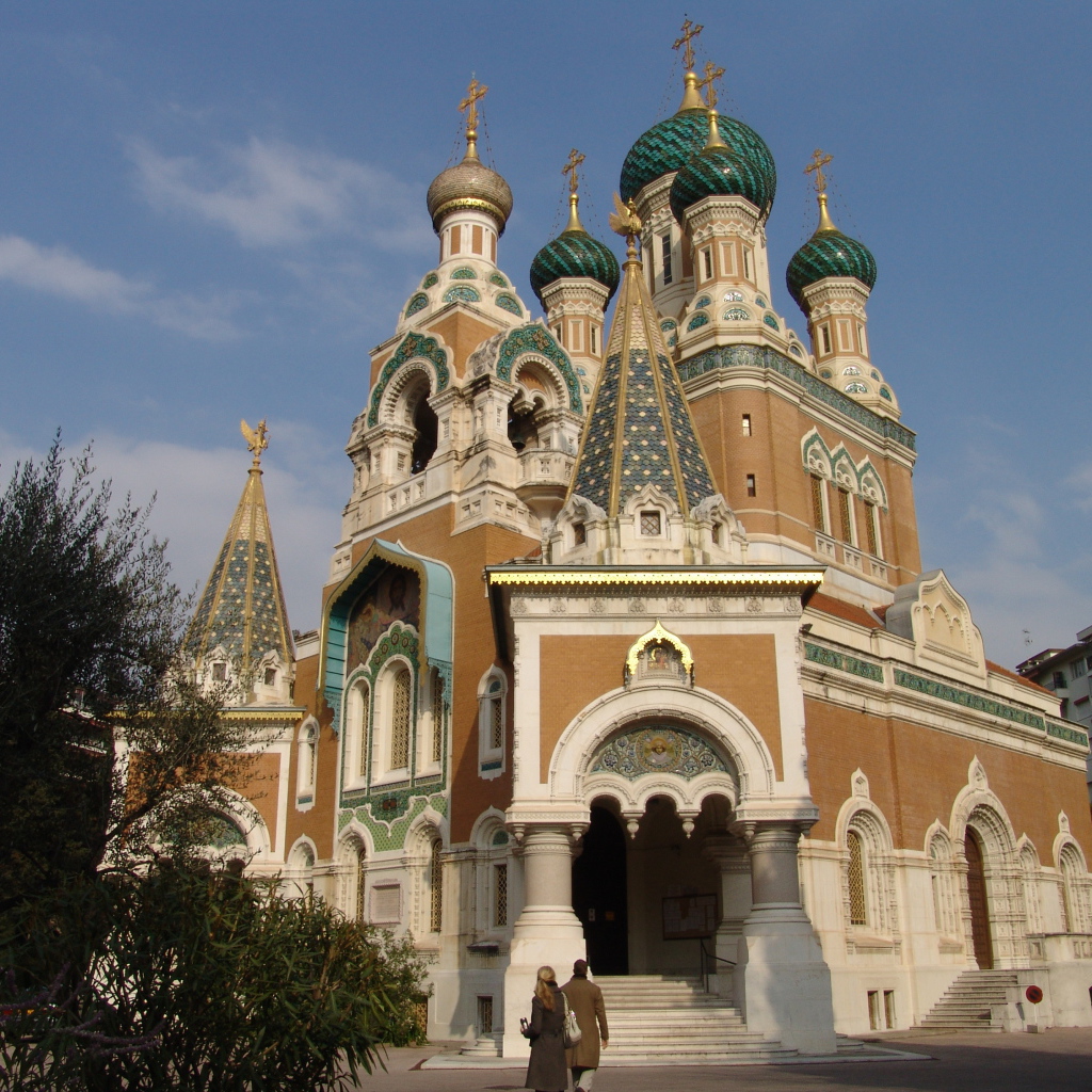 Церковь в городе Ницца, Франция