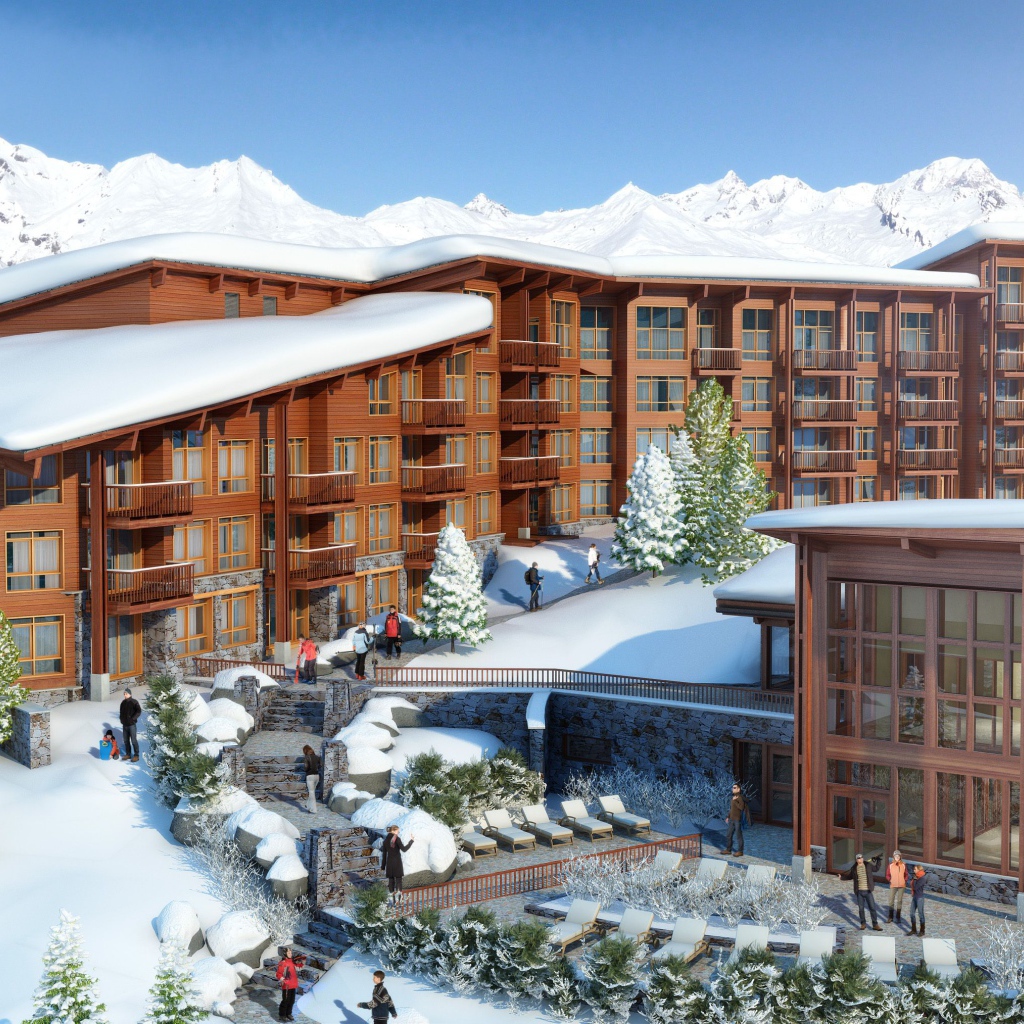 Отель Эденарк на горнолыжном курорте Лез Арк, Франция