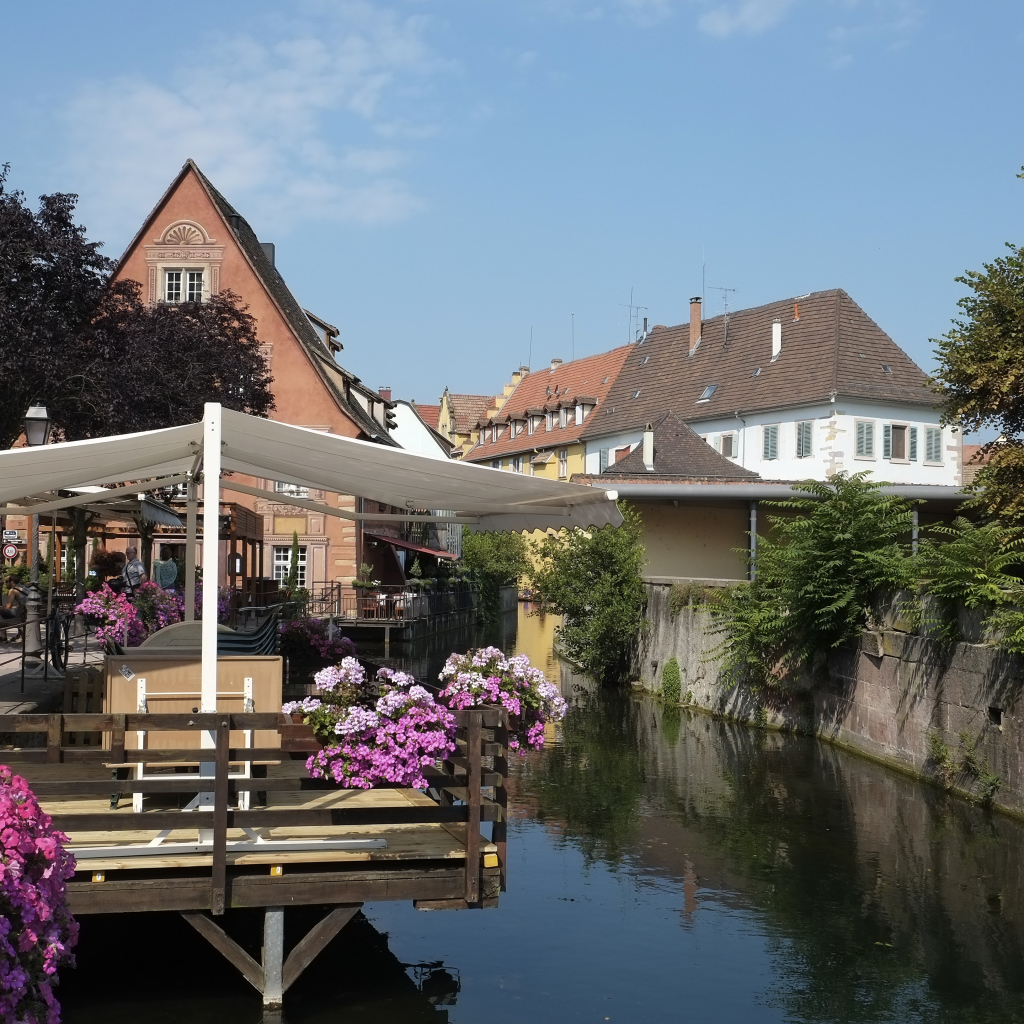 Набережная в Эльзасе, Франция