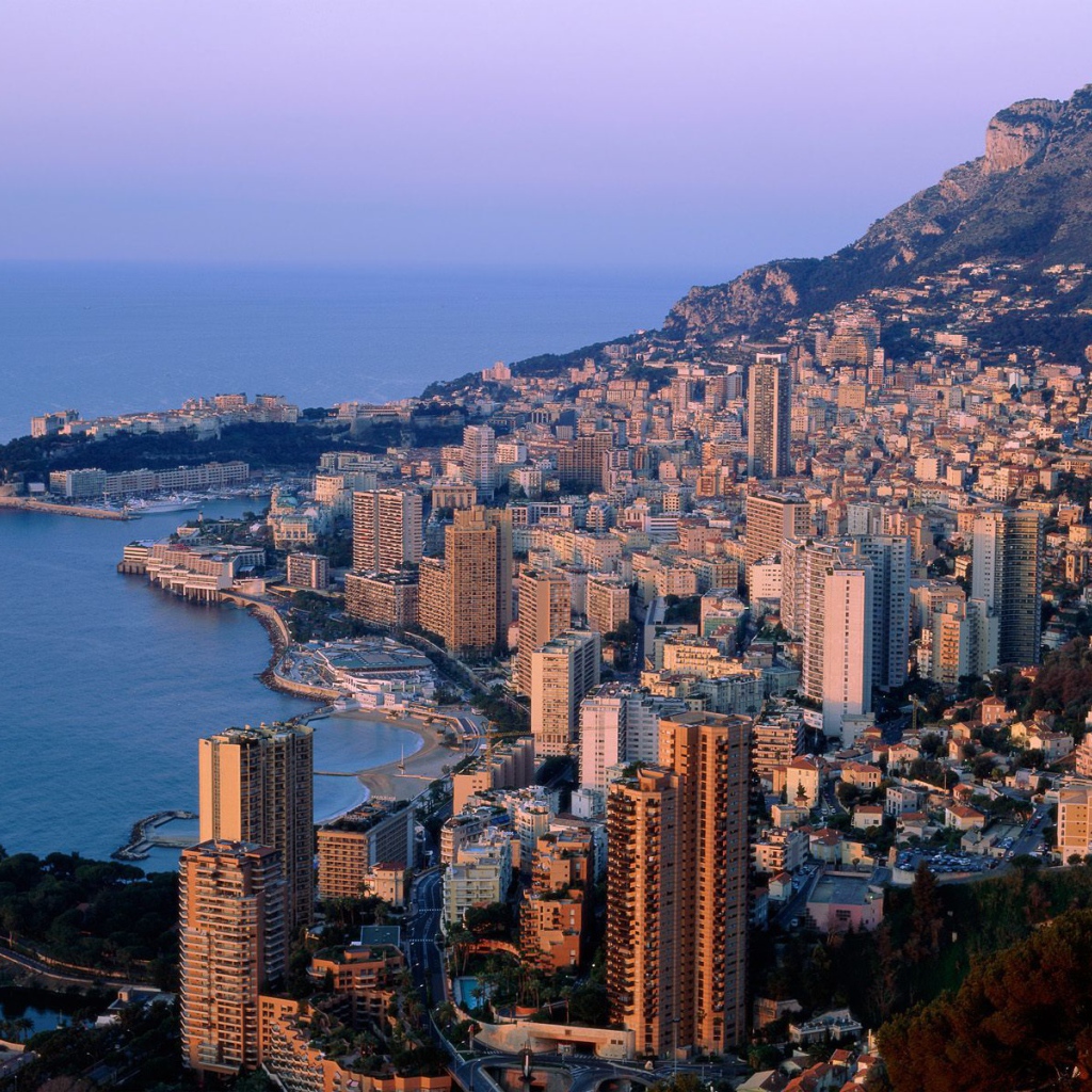 Панорама города в Монако