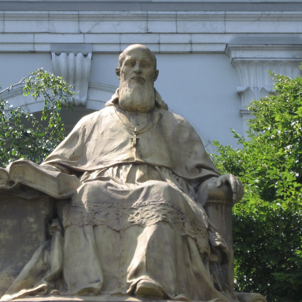 Статуя в городе Аннеси, Франция