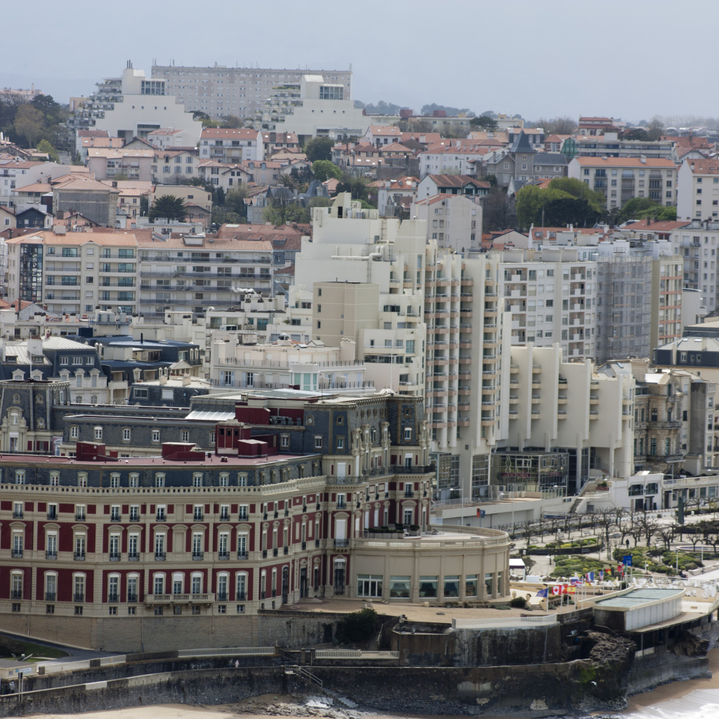 Городские дома на курорте Биарриц, Франция