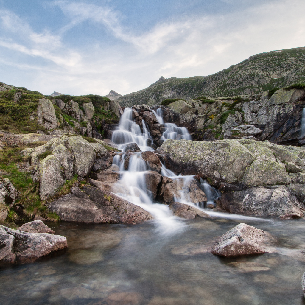 Водопад во Франции