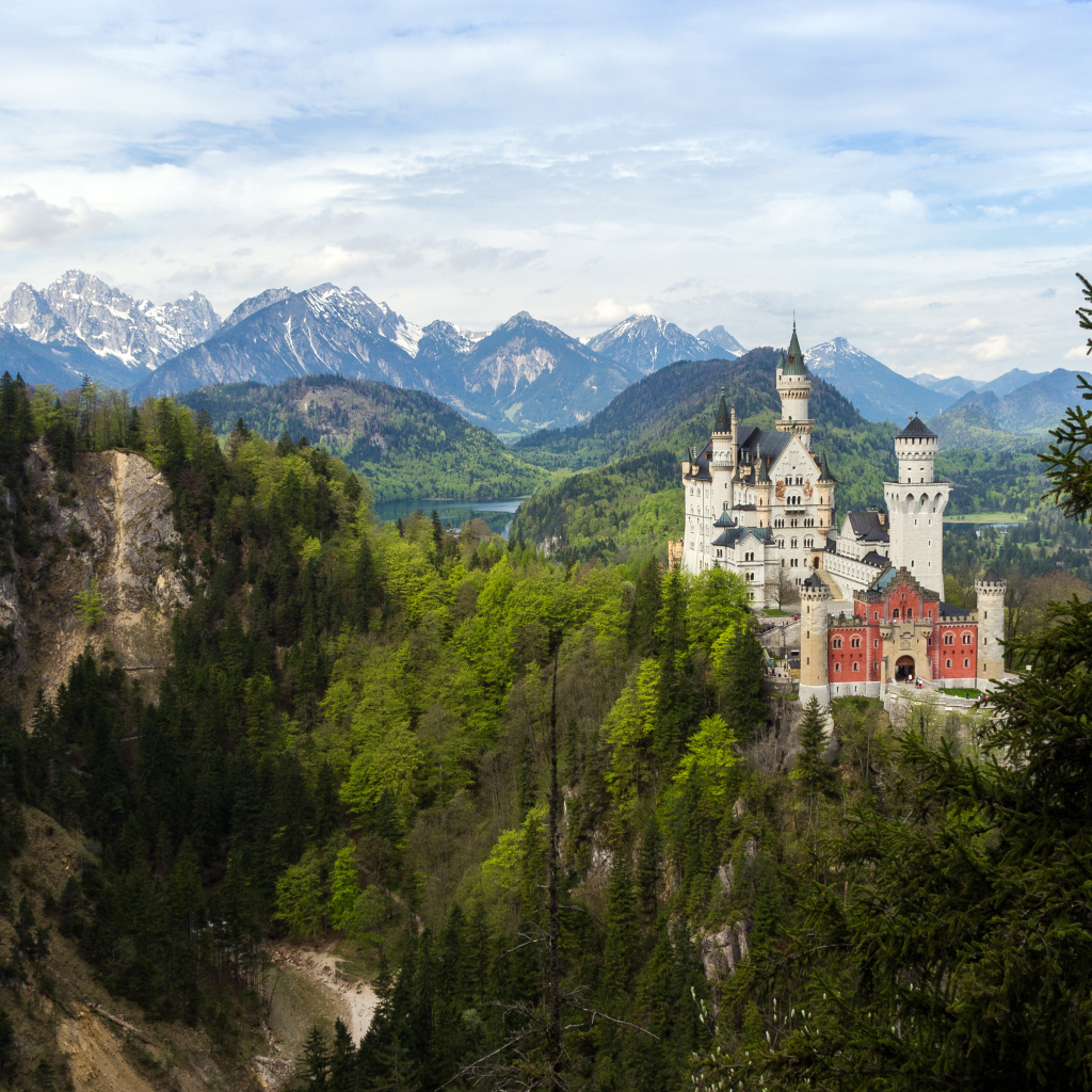 Замок Нойшванштайн, Бавария, Германия