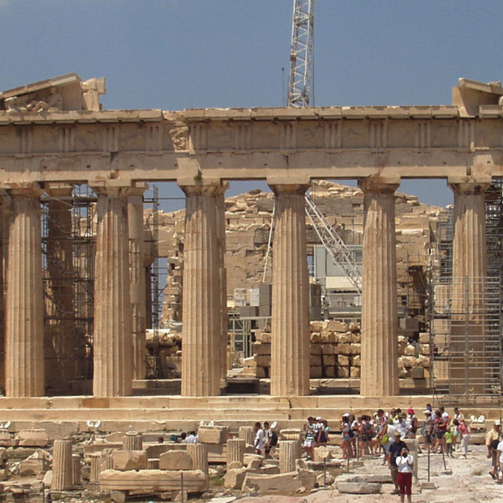 Древние руины в Афинах