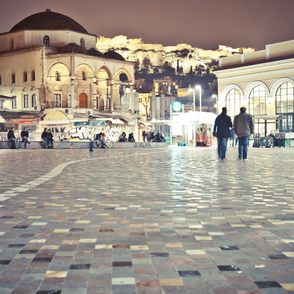 Городская площадь в Афинах