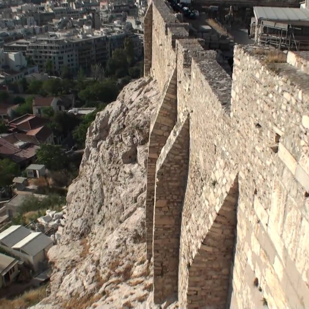 Вид с Акрополя в Афинах