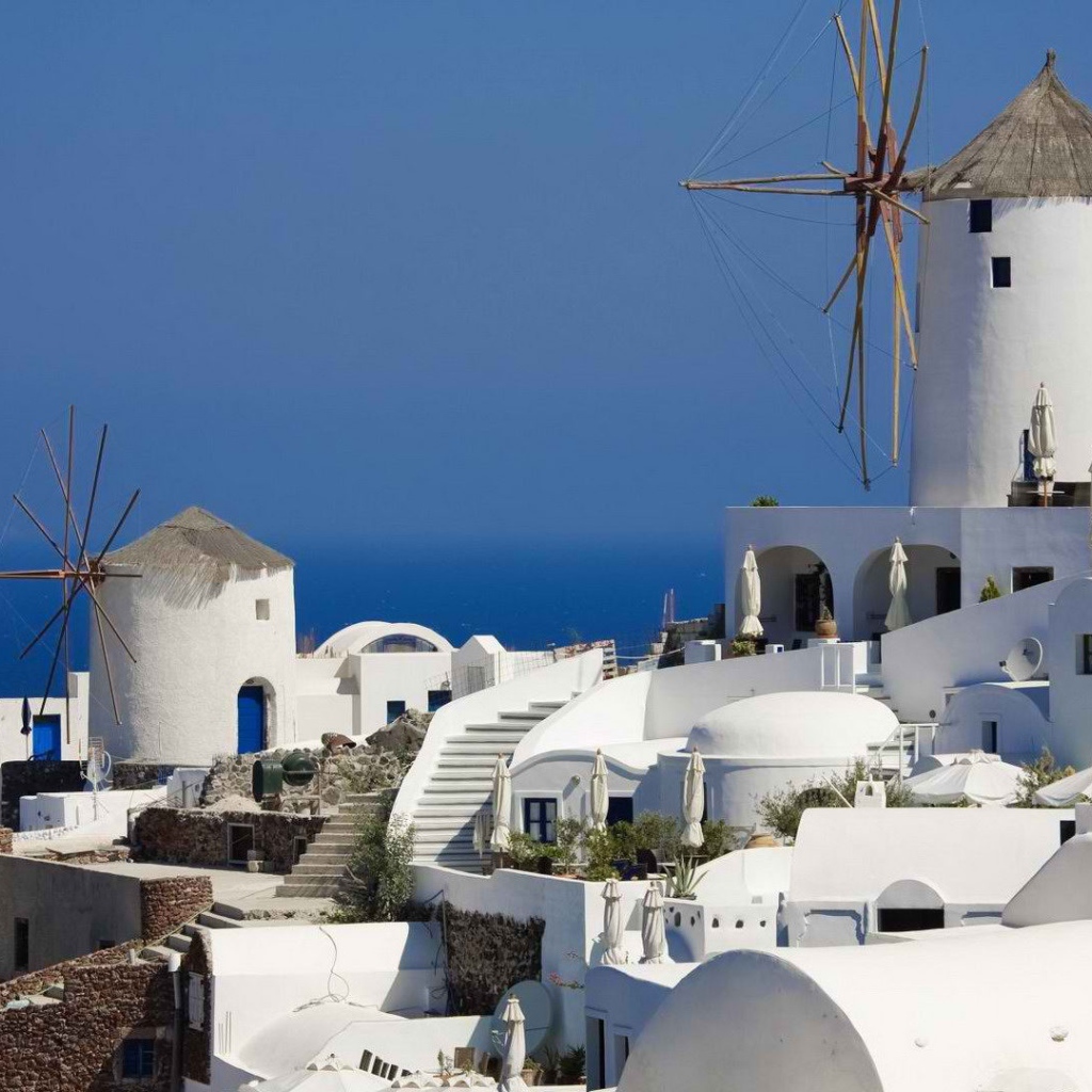 Санторини в Греции