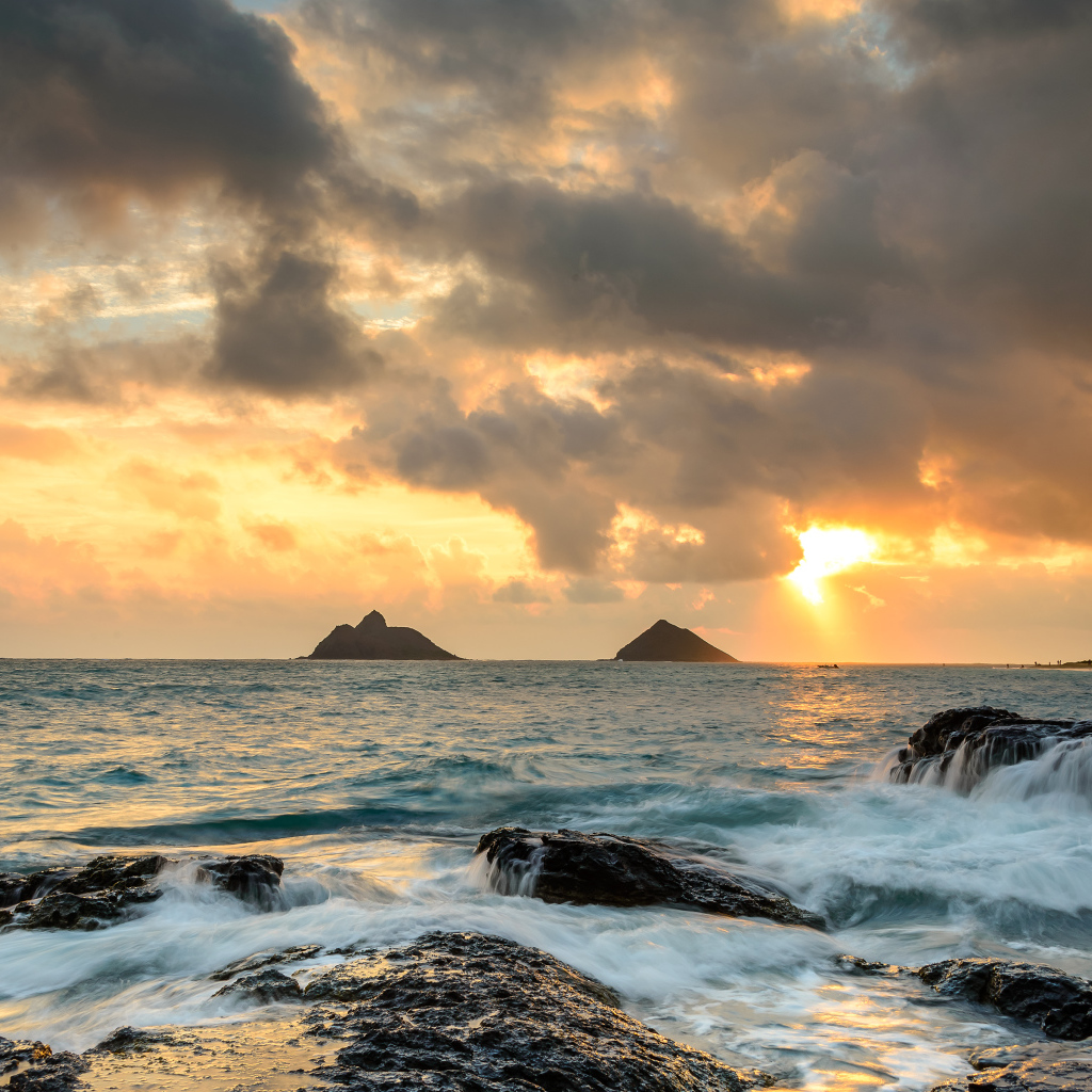 Рассвет в Каилуа-Кона, Гавайи