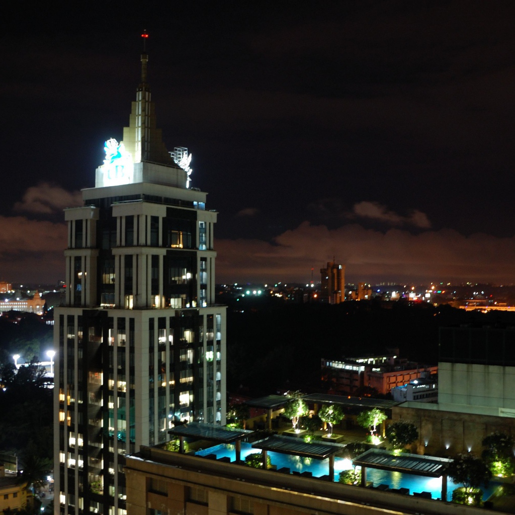 Красивый ночной Бангалор