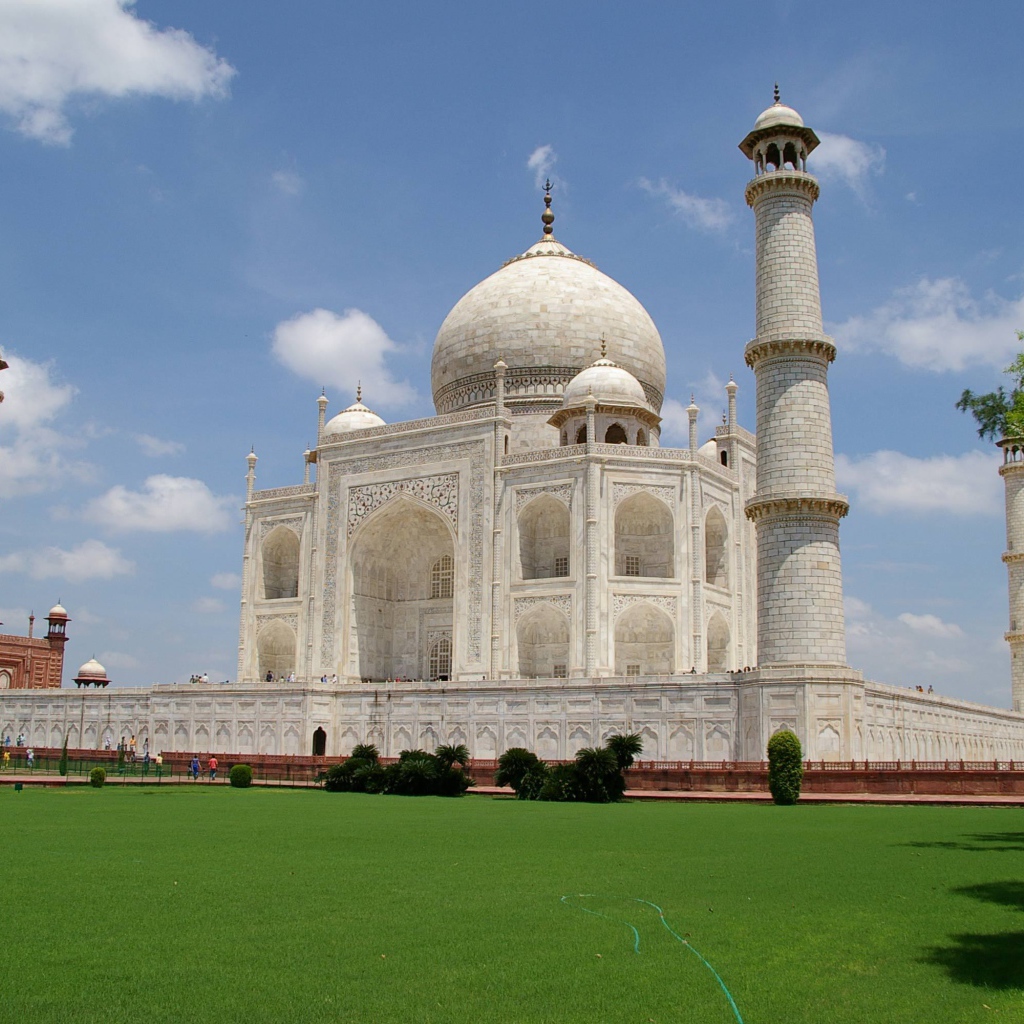 Mausoleum-Mosque of Taj Mahal in Agra