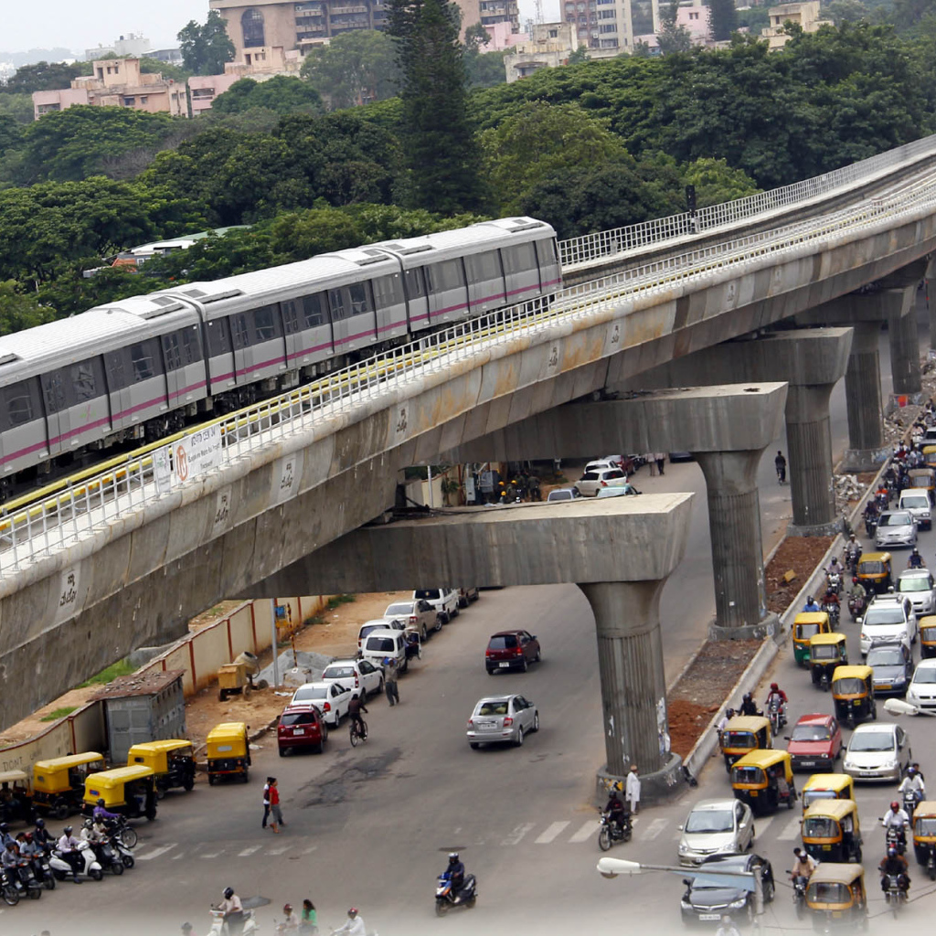 Транспортное движение в Бангалоре