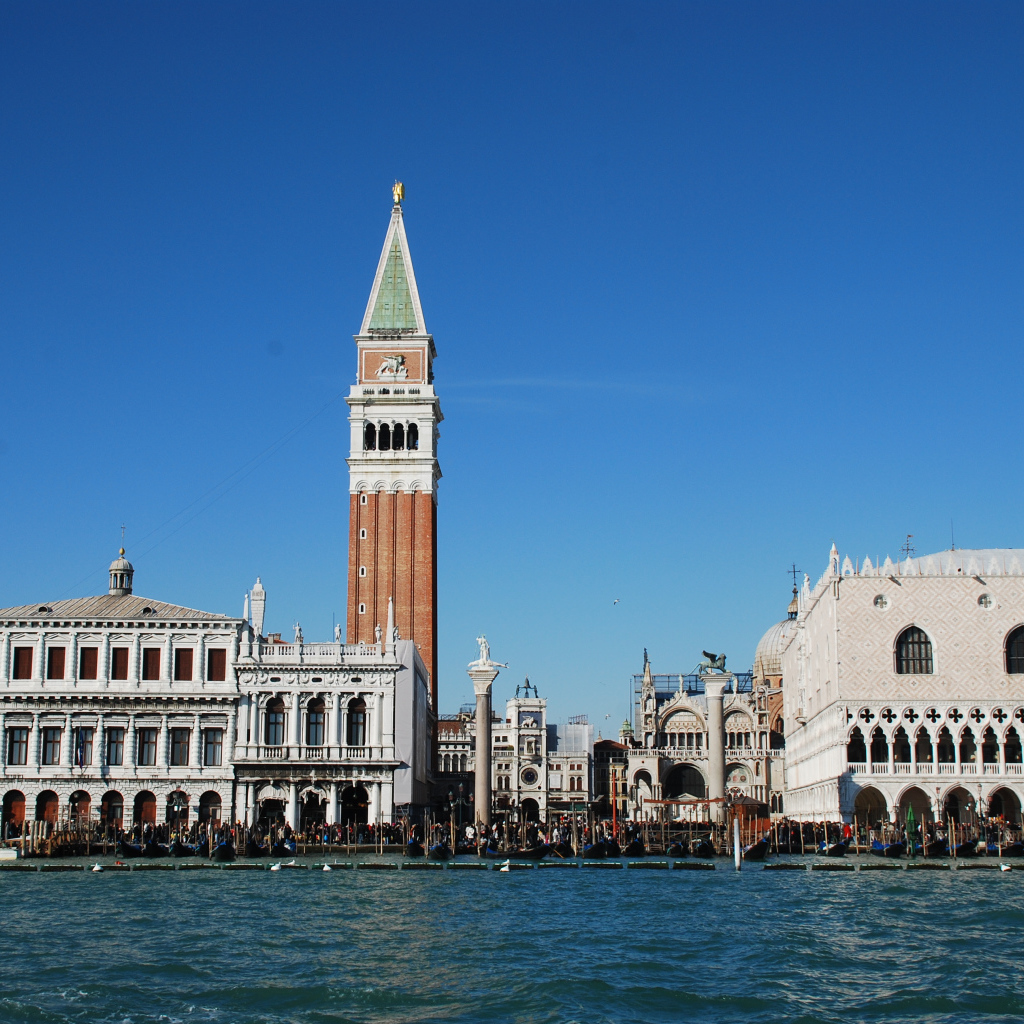 Колокольня собора в Венеции, Италия