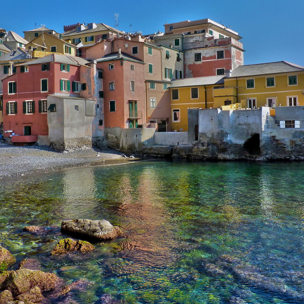 Залив в Генуе, Италия