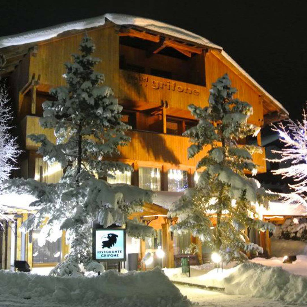 Отель Грифон на горнолыжном курорте Мадонна ди Кампильо, Италия