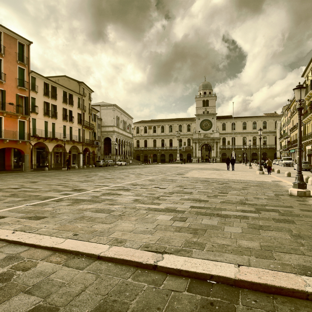 Главная площадь в Падуе, Италия