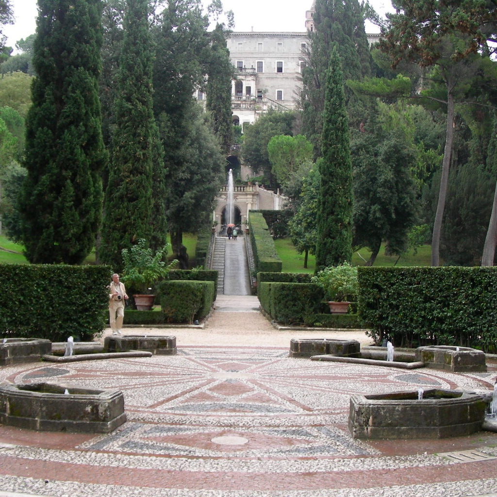 Парк в Тиволи, Италия