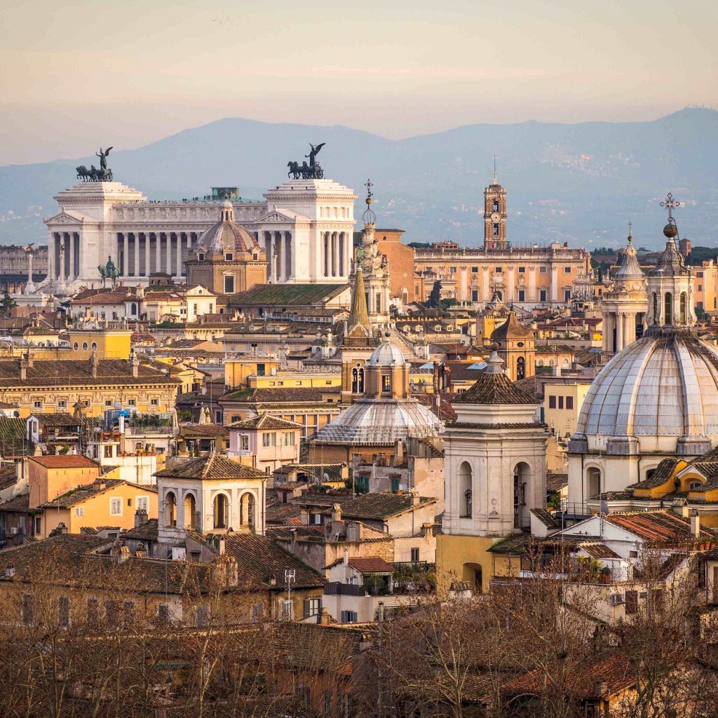 Семь холмов в Риме, Италия