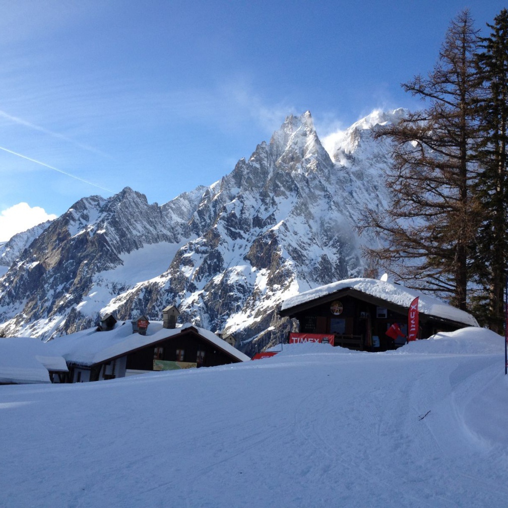 Горнолыжная база на курорте Курмайор, Италия